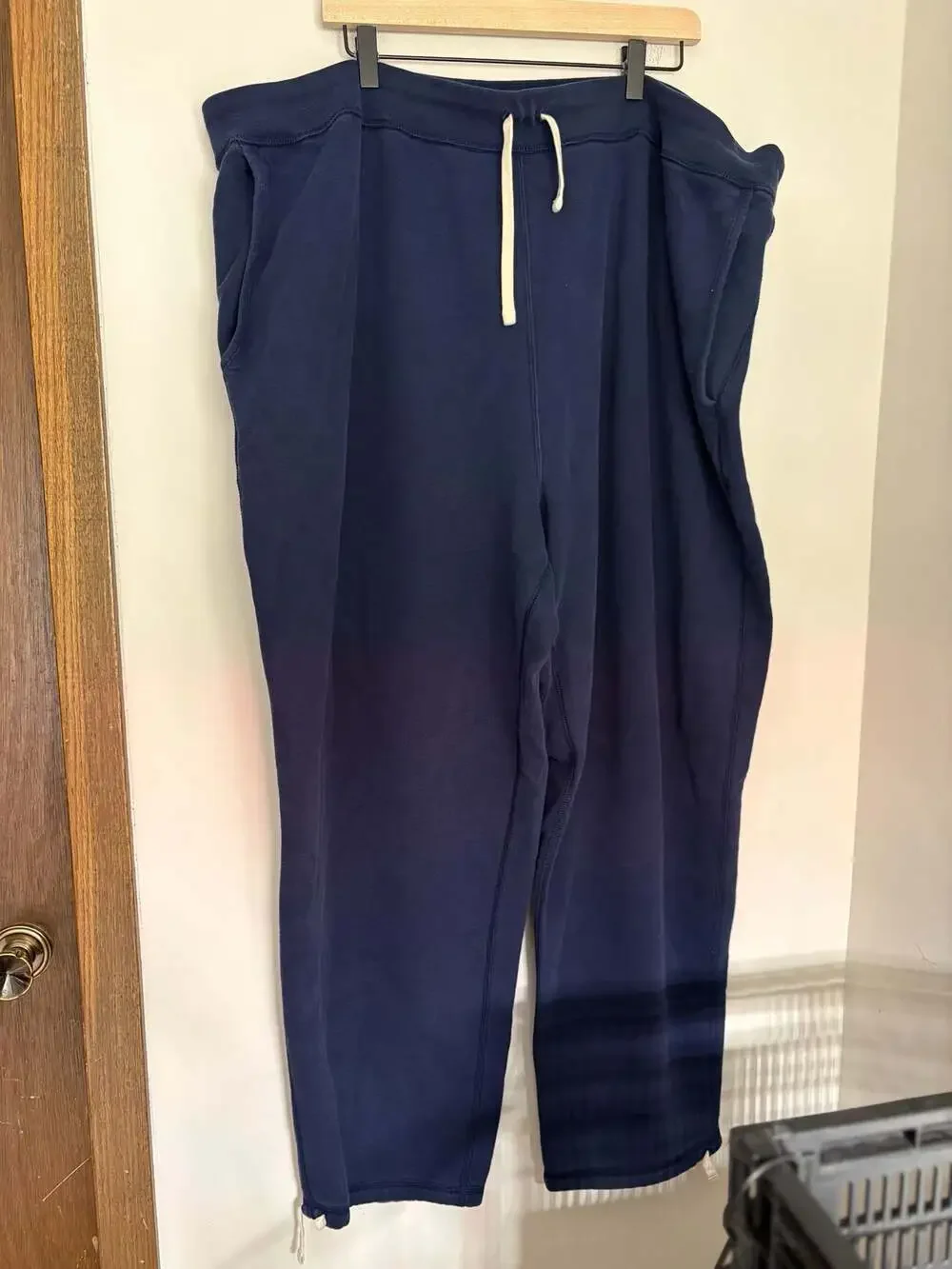 Polo Ralph Lauren Men's Navy Cotton Jogger Sweatpants Big and Tall Sz 5XB
